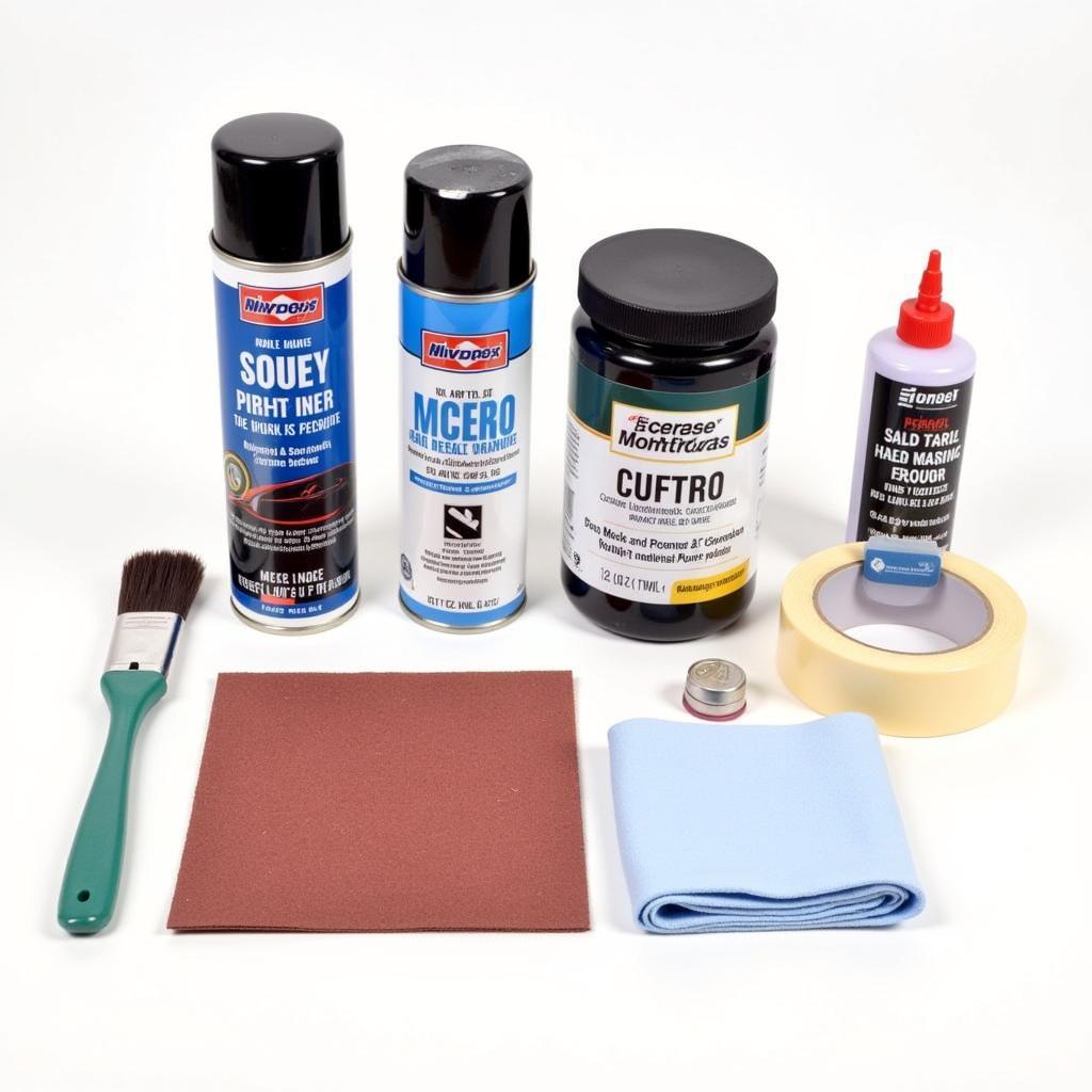 DIY Car Dashboard Paint Repair Tools