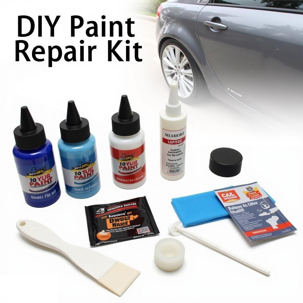 DIY Car Paint Repair Kit for Minor Scratches and Chips