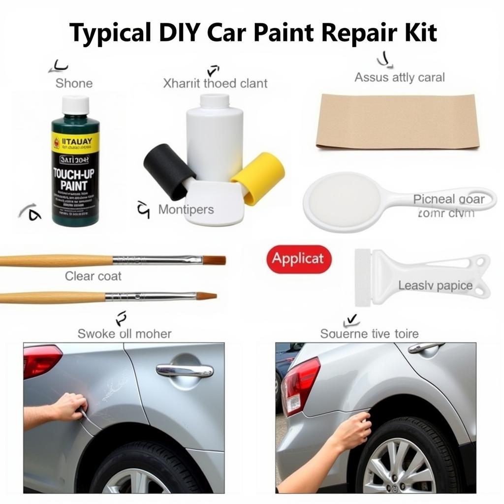 DIY Car Paint Scratch Repair Kit