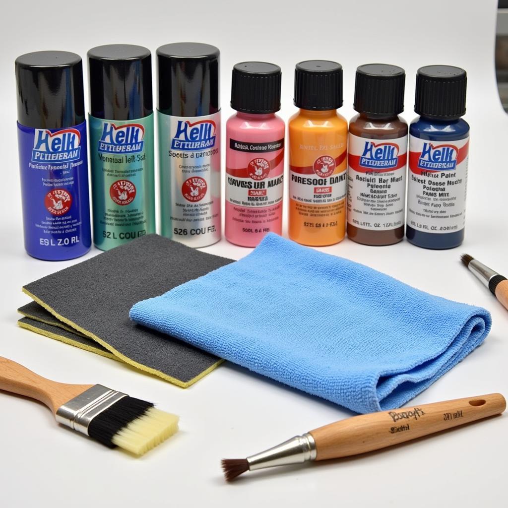 DIY Car Paint Scratch Repair Kit with Tools