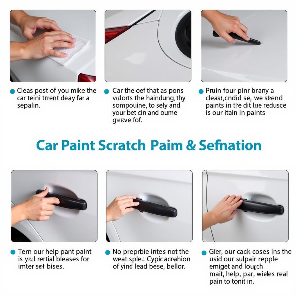 Applying a DIY Car Paint Scratch Repair Kit