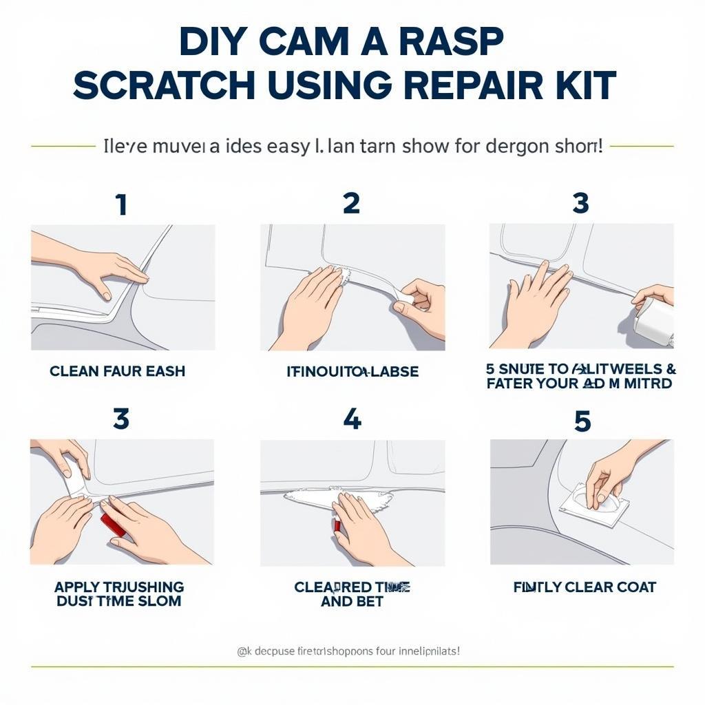 DIY Car Paint Scratch Repair Process