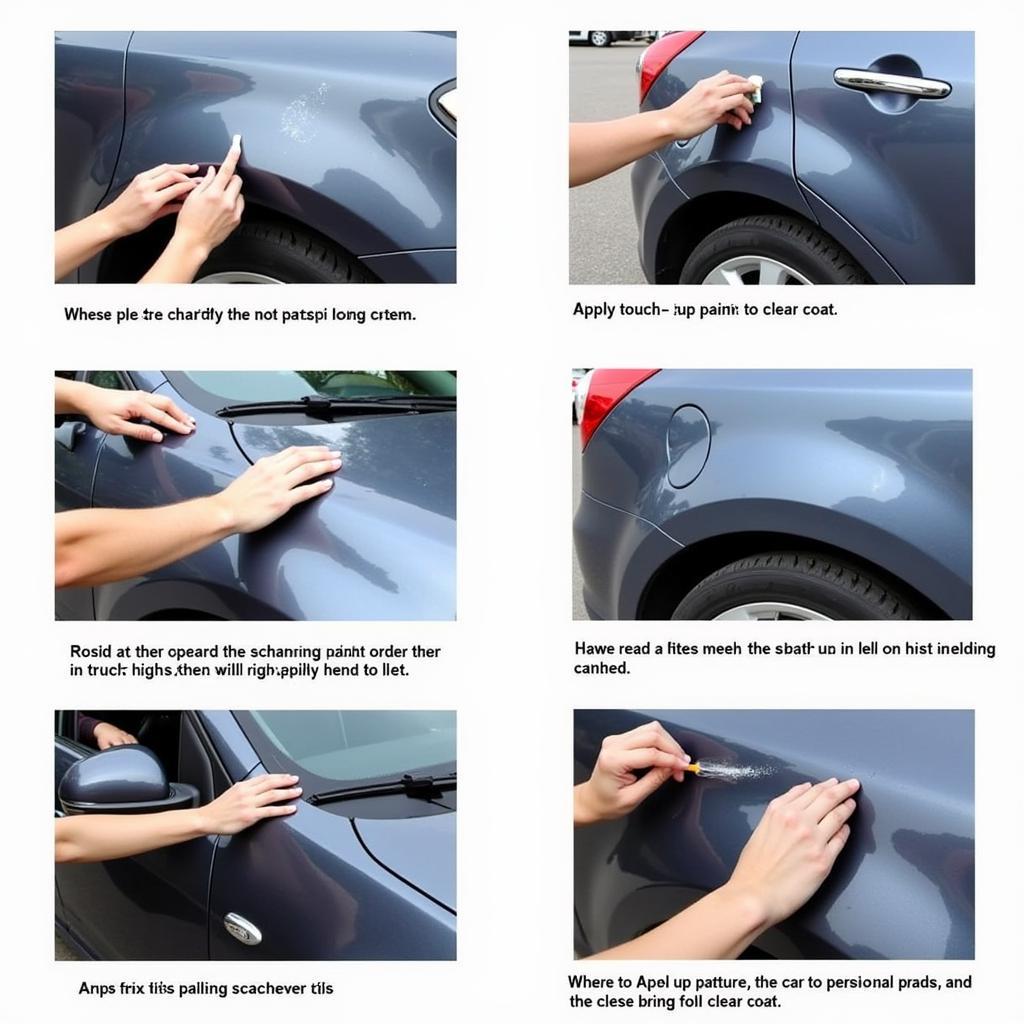 DIY Car Paint Scratch Repair Process Step-by-Step