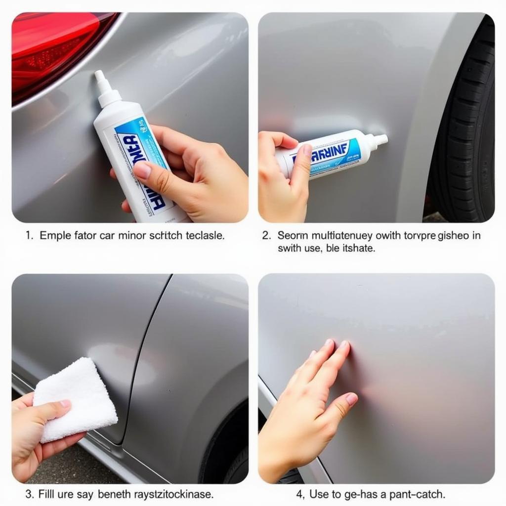 DIY Car Scratch Repair with Toothpaste