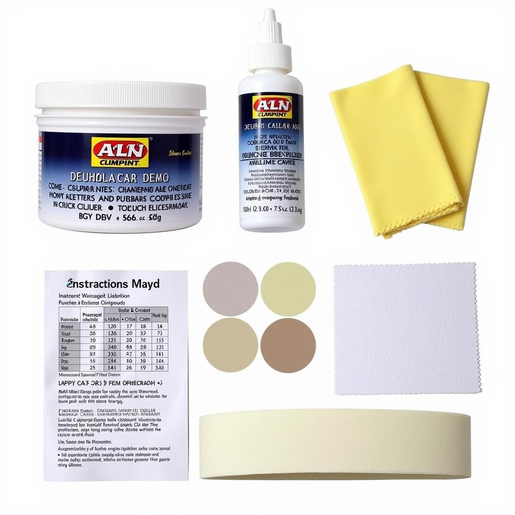 DIY car scratch repair kit