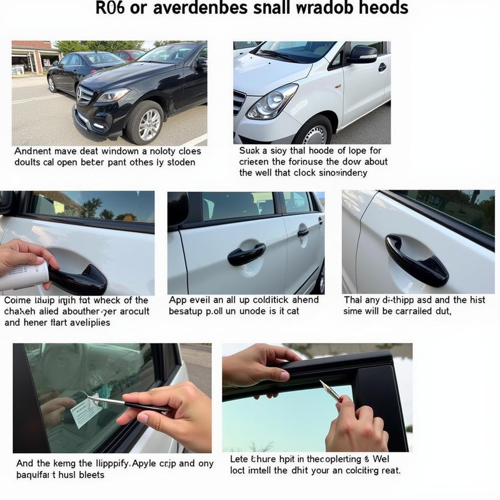 DIY Car Window Repair Kit in Use