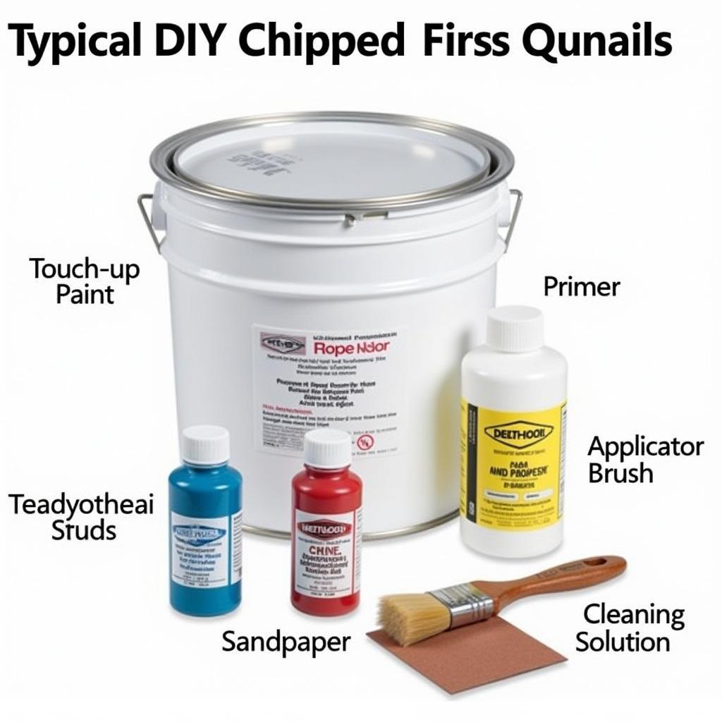 DIY Chipped Paint Repair Kit