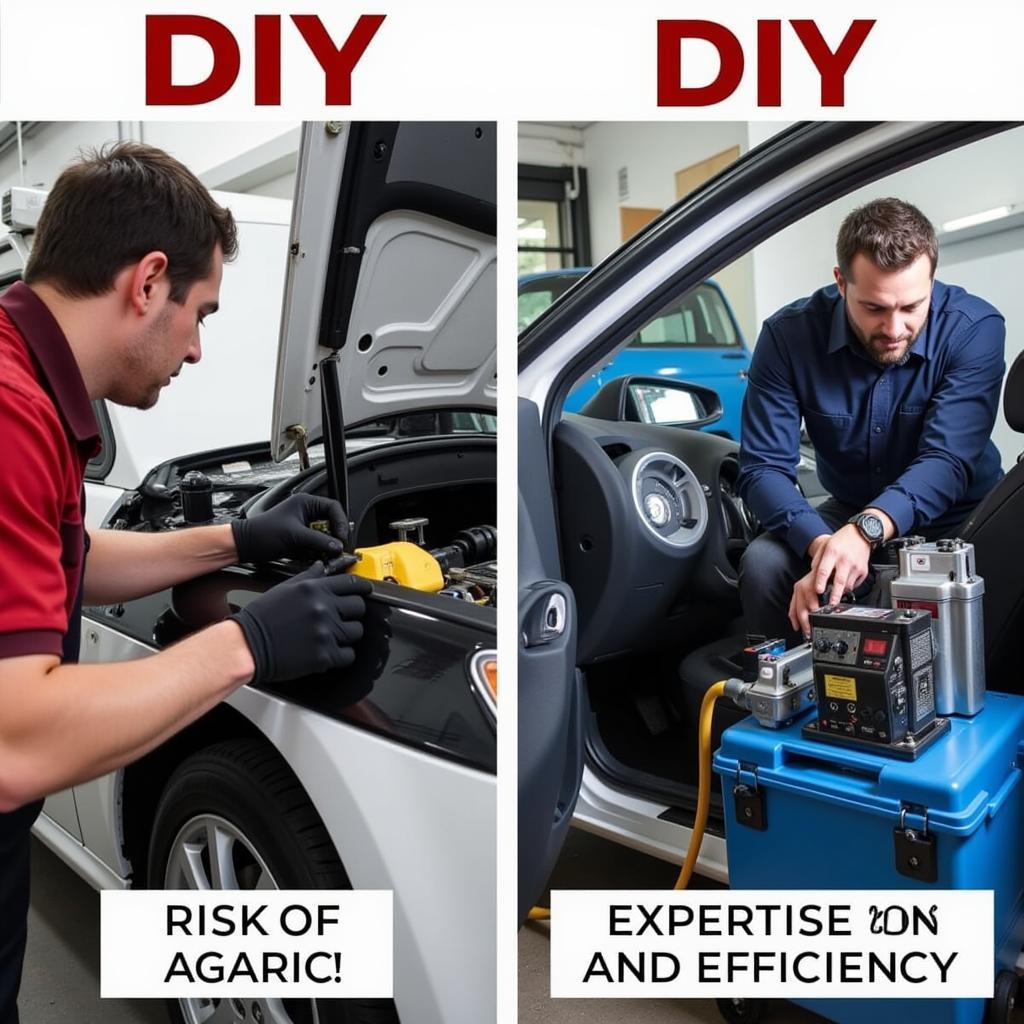 DIY vs. Professional Car AC Repair