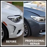 Comparison of DIY and professional car body repair