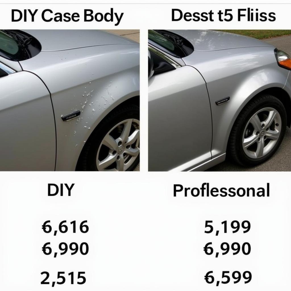 DIY vs Professional Car Body Repair: Showing a Comparison of Results and Costs