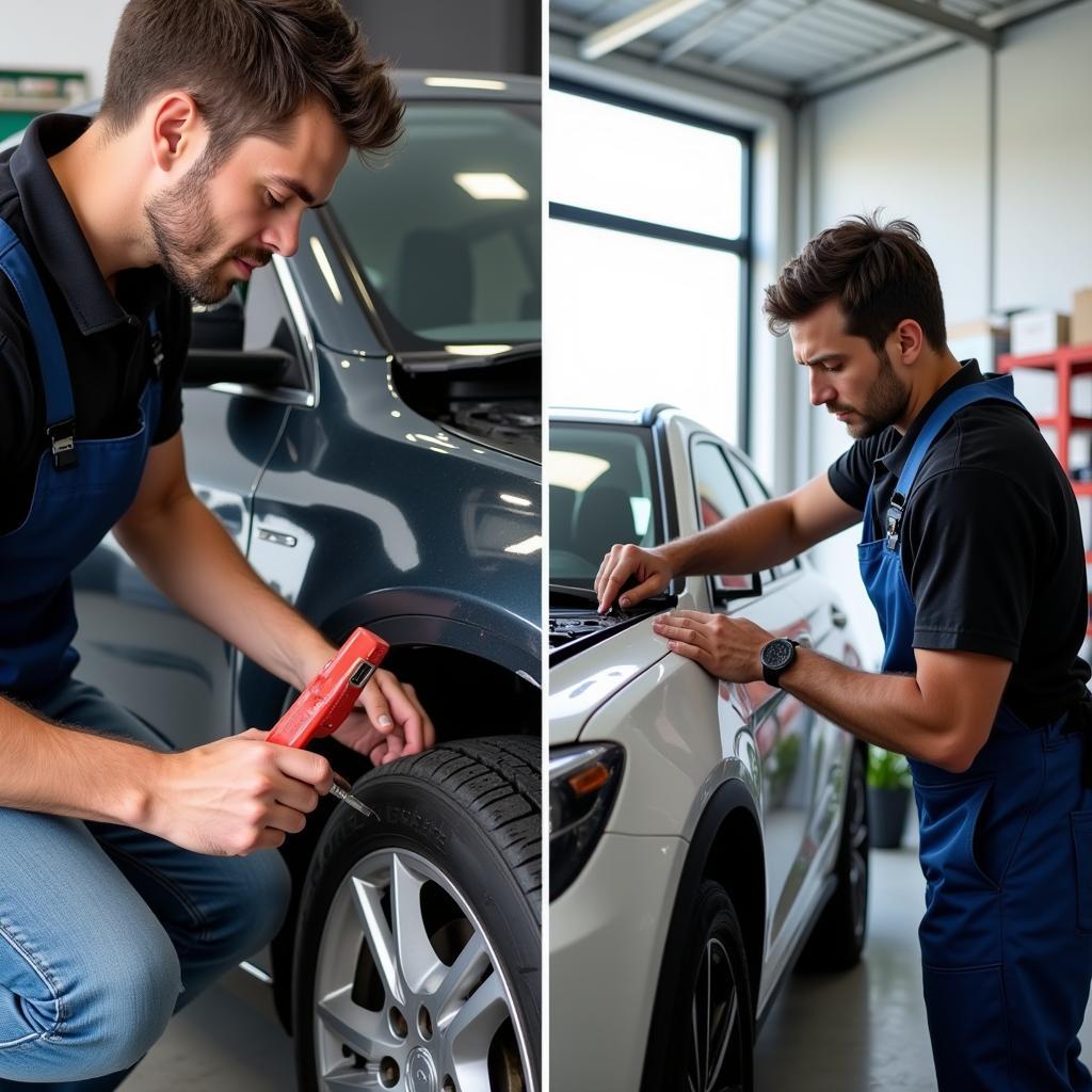 DIY vs. Professional Car Body Repair in Edinburgh