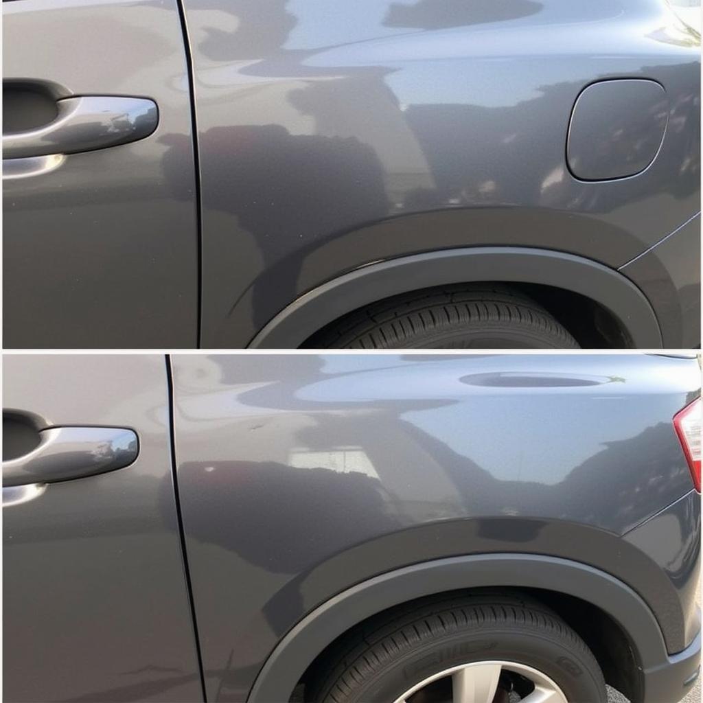 DIY vs. Professional Car Paint Gouge Repair