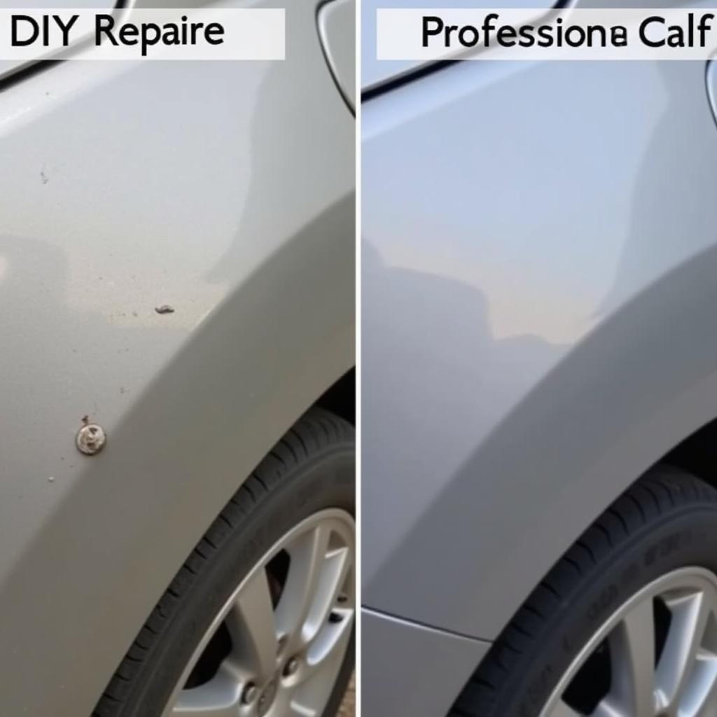 DIY vs. Professional Car Paint Repair