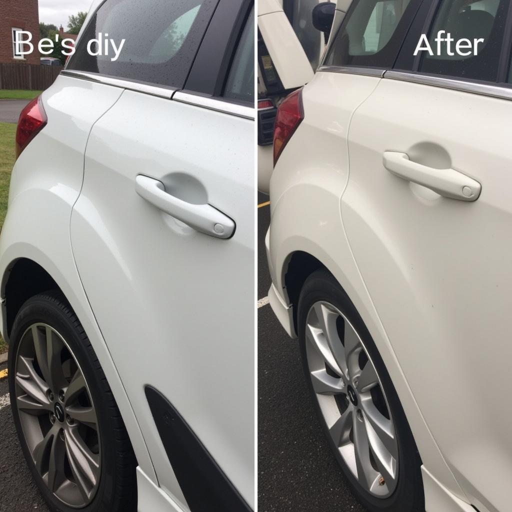 DIY vs. Professional Car Paint Repair in Macclesfield