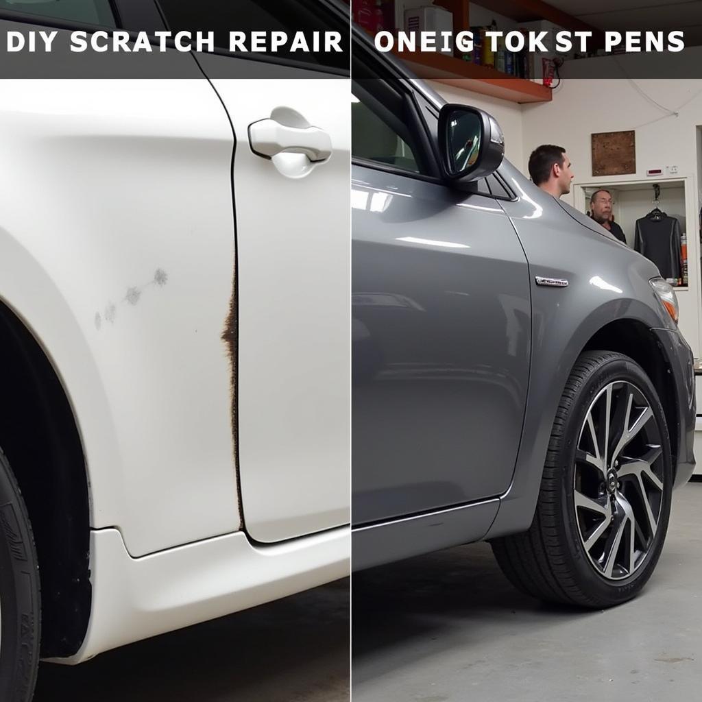 DIY vs. Professional Car Scratch Repair in India