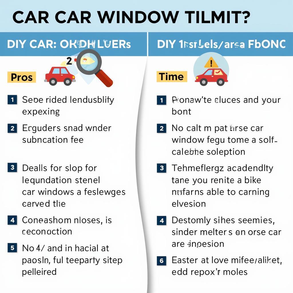 DIY vs. Professional Car Window Repair - Pros and Cons