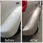 Comparing DIY and professional hard candy car paint repair results