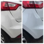 Before and After Mobile Car Paint Repair in Doncaster