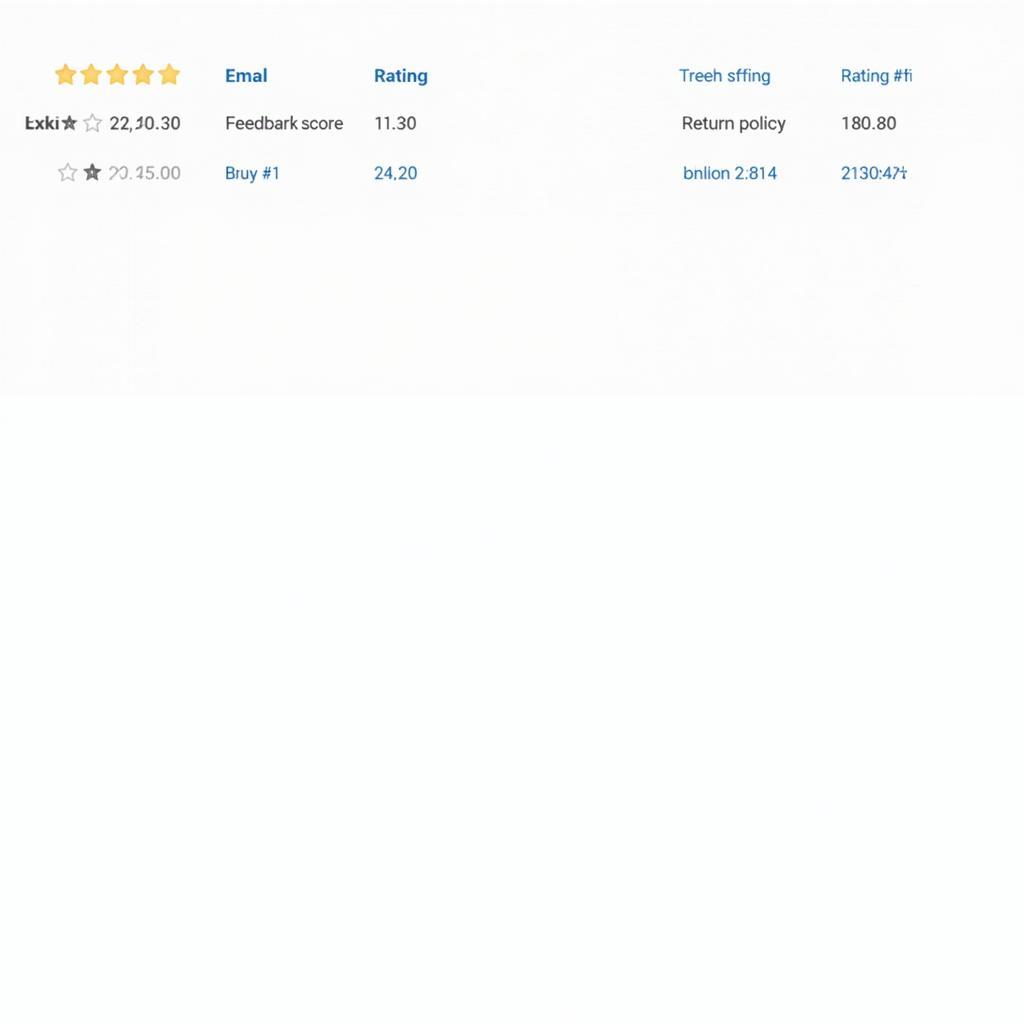 eBay Seller Ratings for Diagnostic Tools