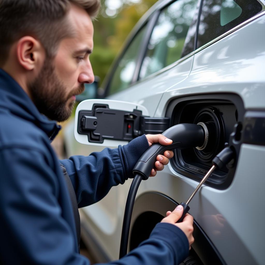 Electric Car Charger Inspection in Kenilworth