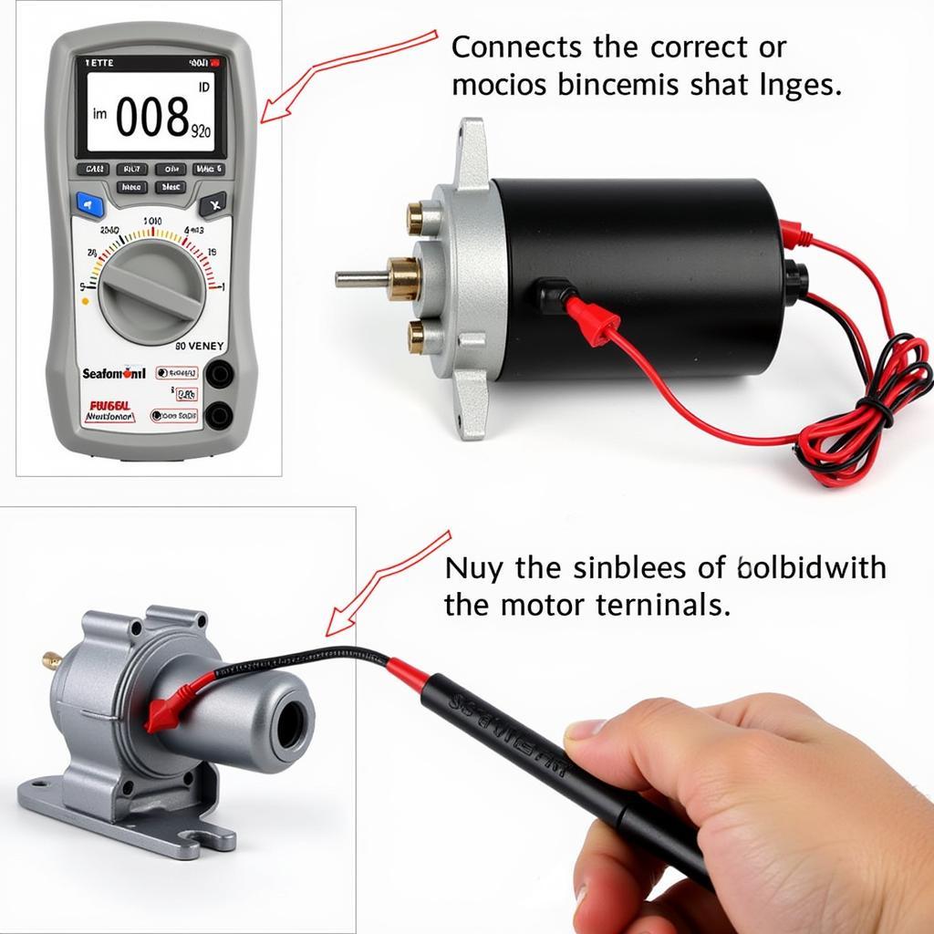 Testing an Electric Car Seat Motor with Multimeter