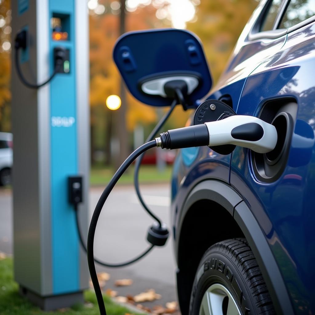 Electric Vehicle Charging Station in Reading