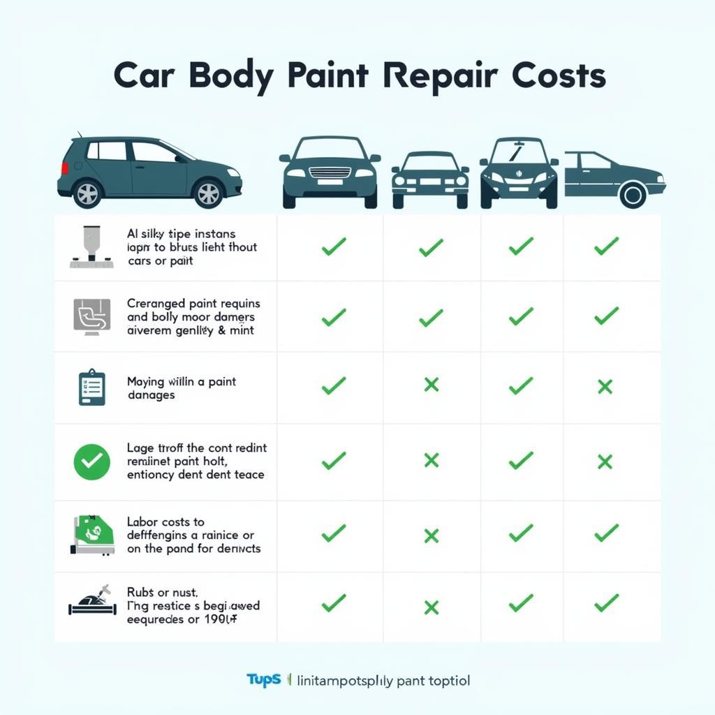 Factors Affecting Car Body Paint Repair Costs