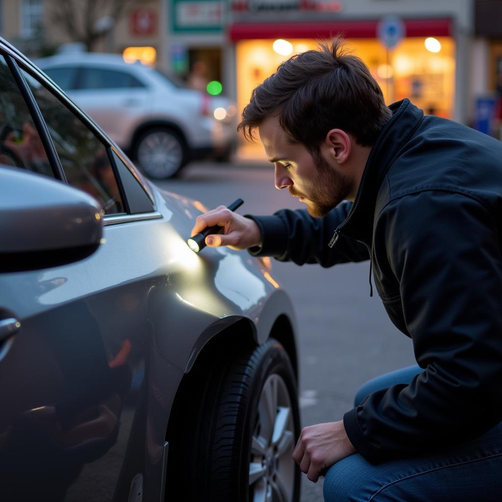 Assessing Car Body Damage in Fareham