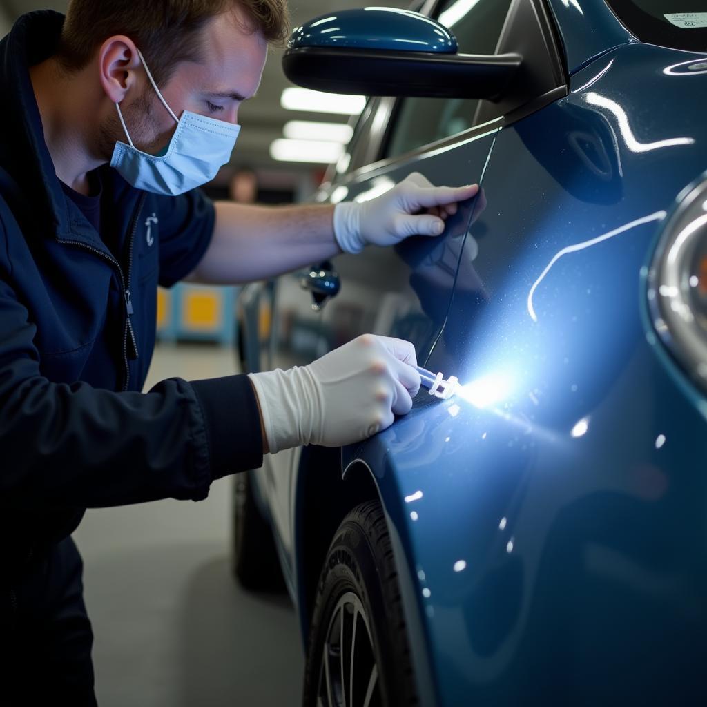 Final Inspection of Car Body Repairs in Fareham