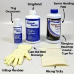 Fibreglass Repair Kit Contents