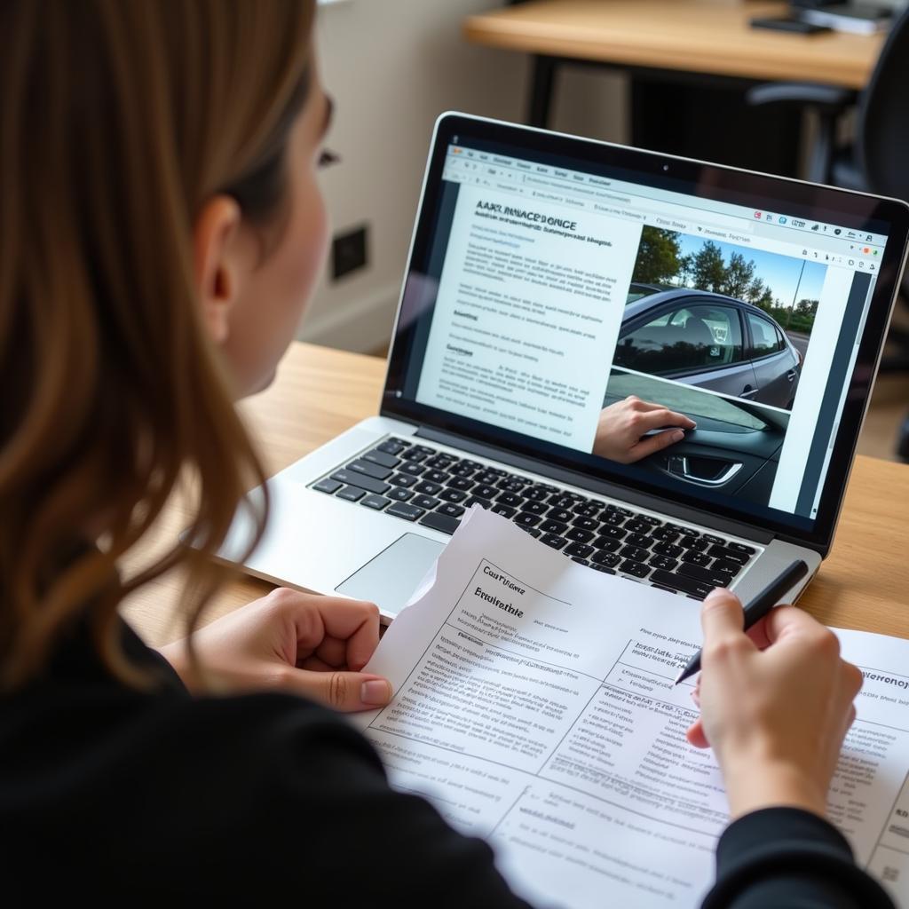 Filing an insurance claim for car window damage in Rochester, MN.