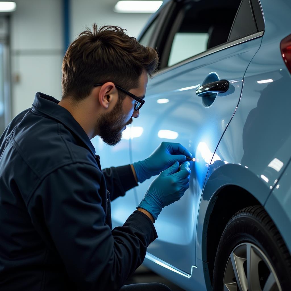 Final Car Inspection After Repair