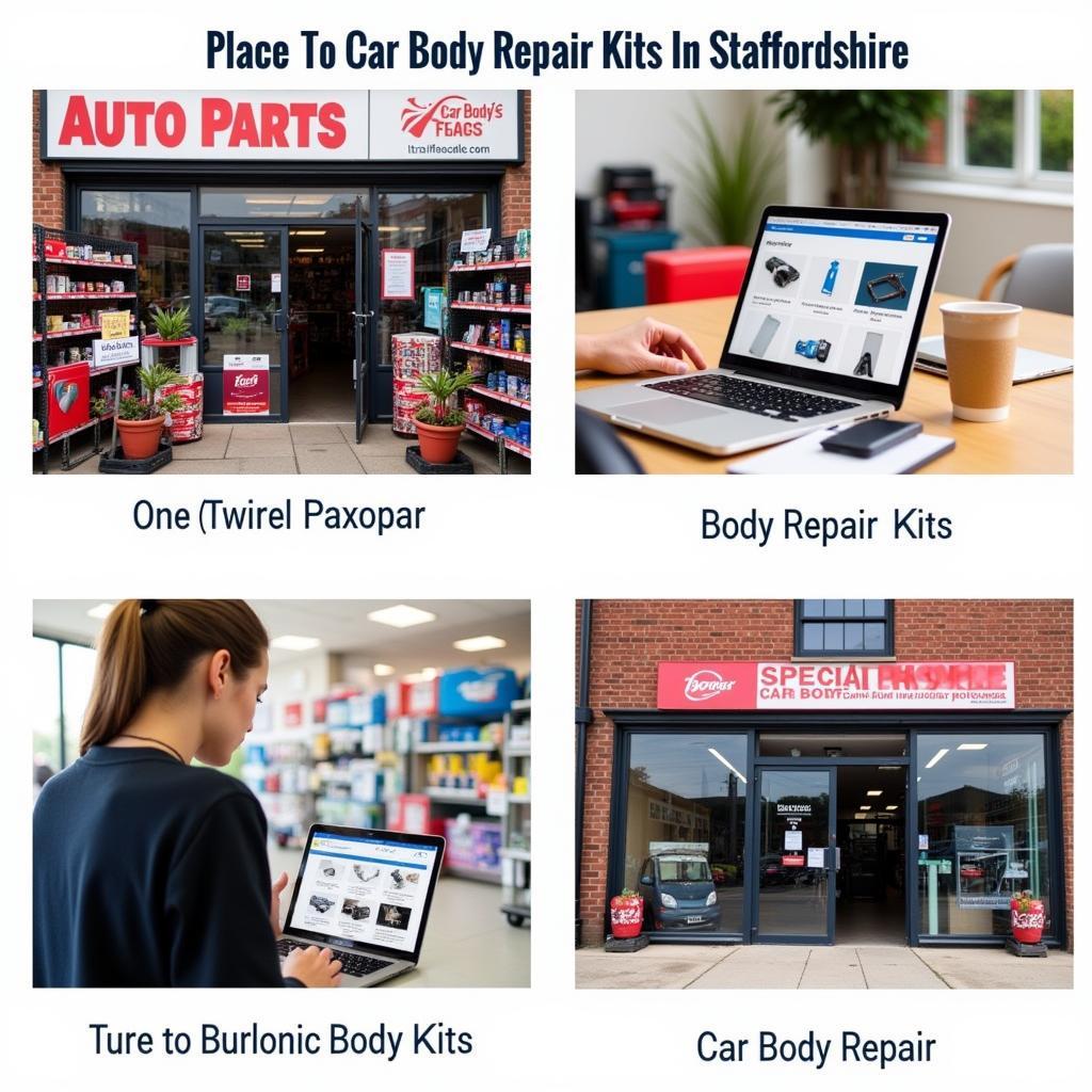 Where to Purchase Car Body Repair Kits in Staffordshire