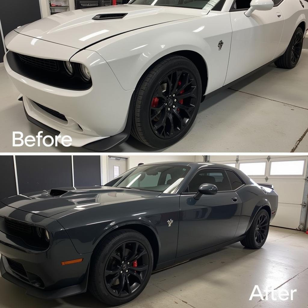 Completed Car After Auto Finish Repair