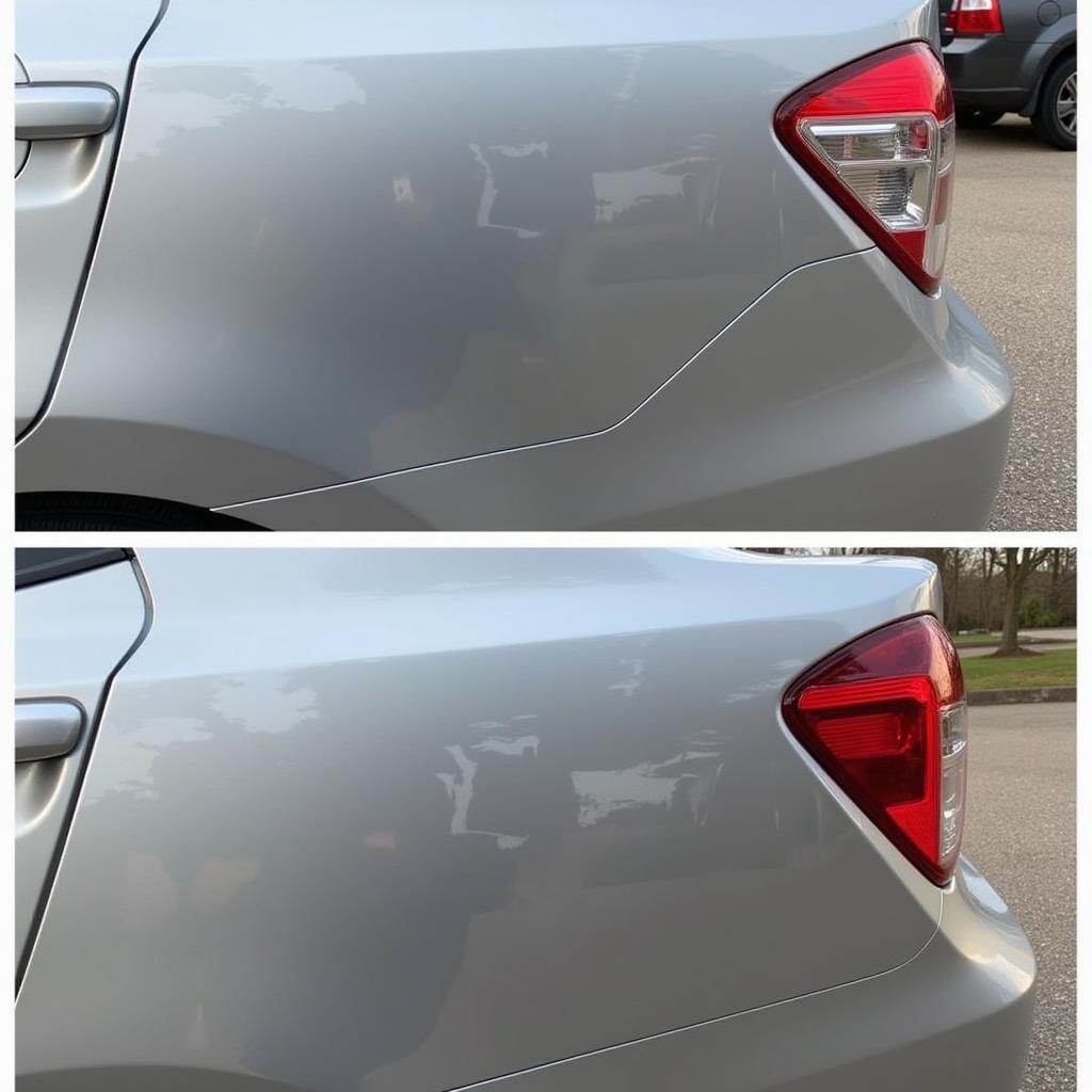 Finished Car Paint Chip Repair