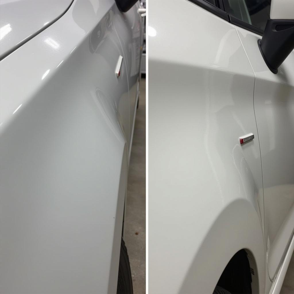 Finished Car Paint Repair