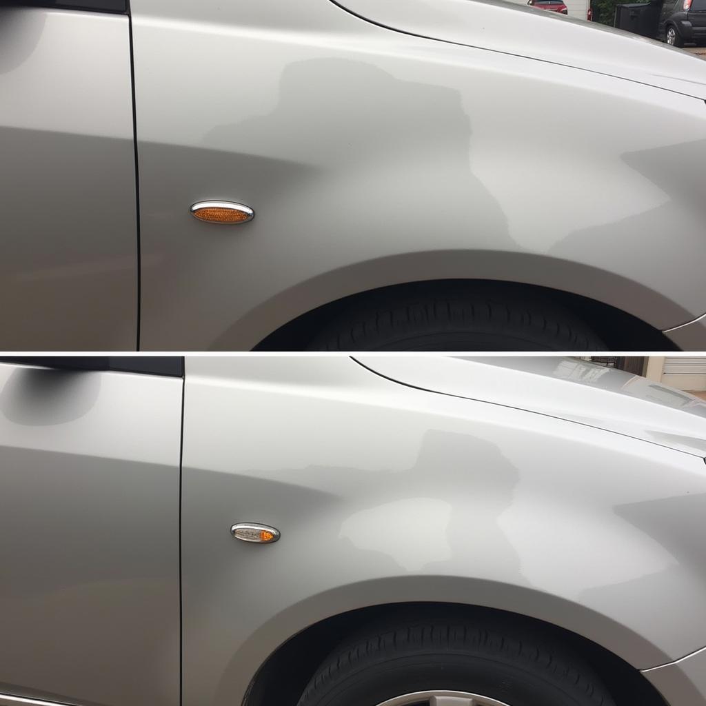 Finished Car Paint Repair