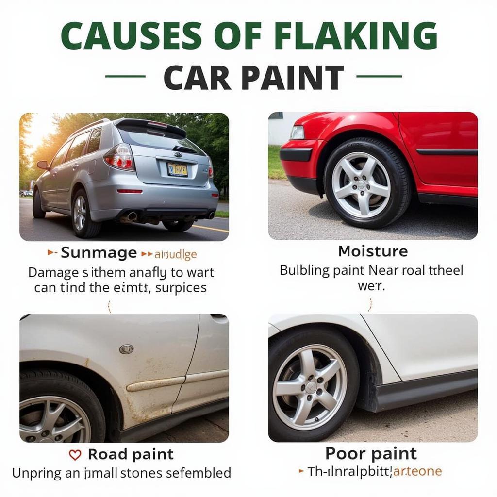 Causes of Flaking Car Paint