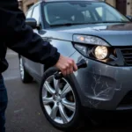 Assessing Car Damage in Flixton