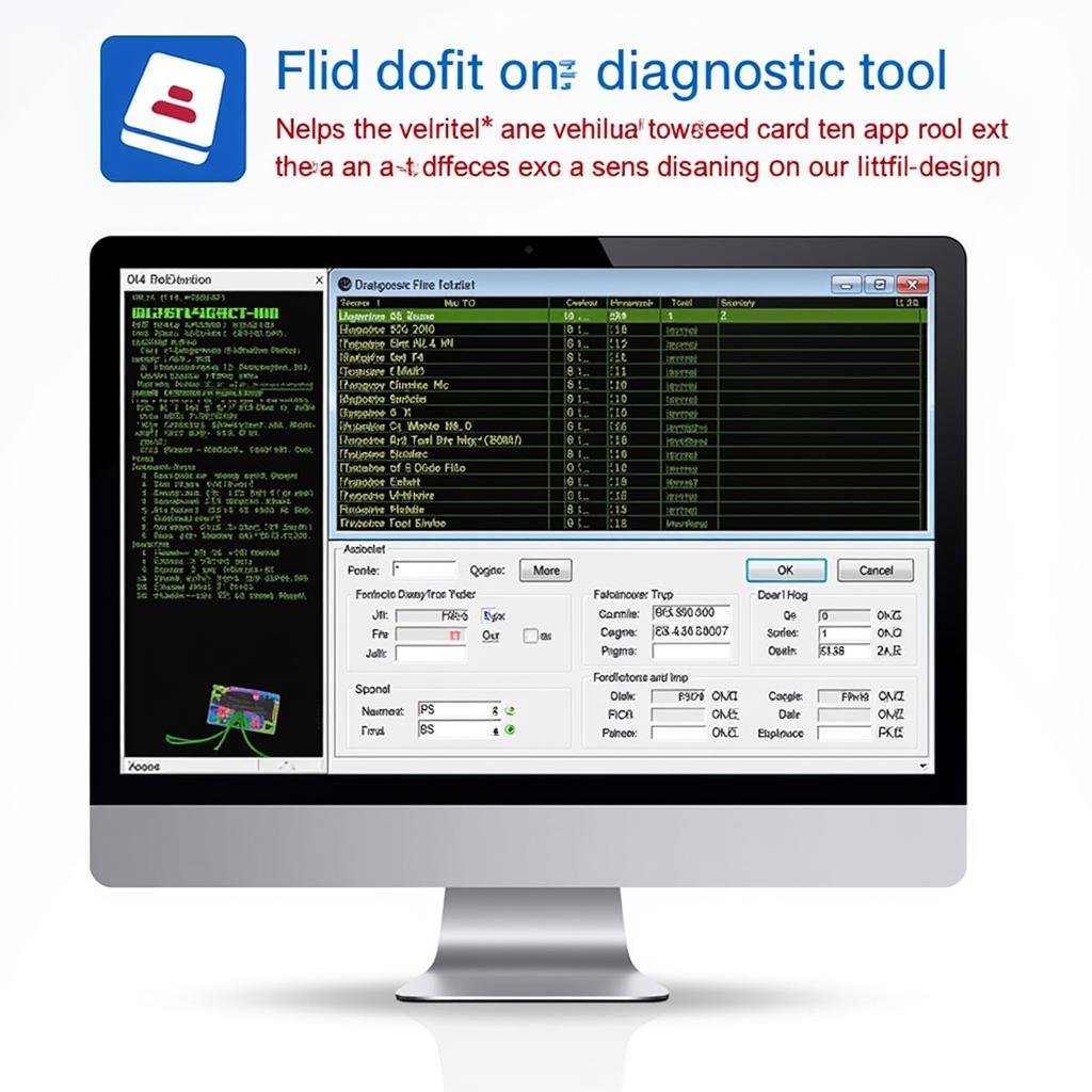 FTDI Chip Software Interface Displaying Diagnostic Data