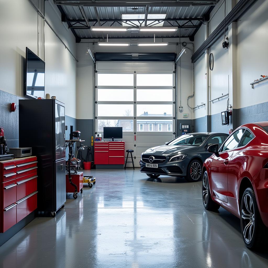 Modern Car Body Repair Shop in Glasgow West End