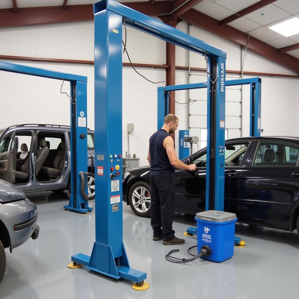 Modern Car Body Repair Shop in Great Urswick