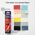 Halfords car paint repair kit color matching guide