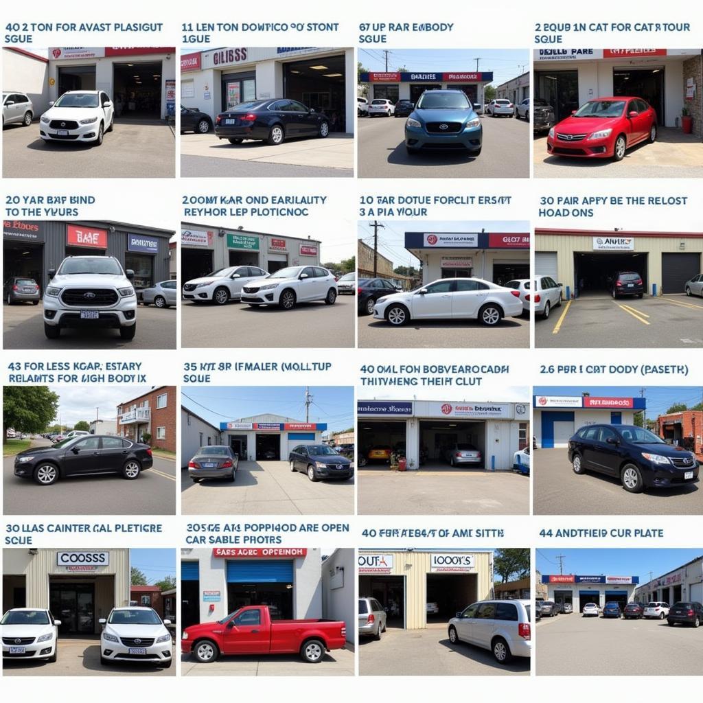 Car Body Repair Shops in Heathcote Industrial Estate