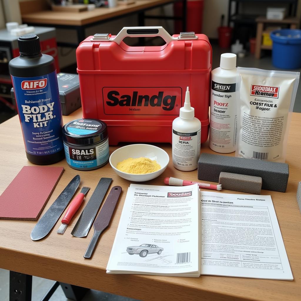 High-Quality Car Body Work Repair Kit Contents