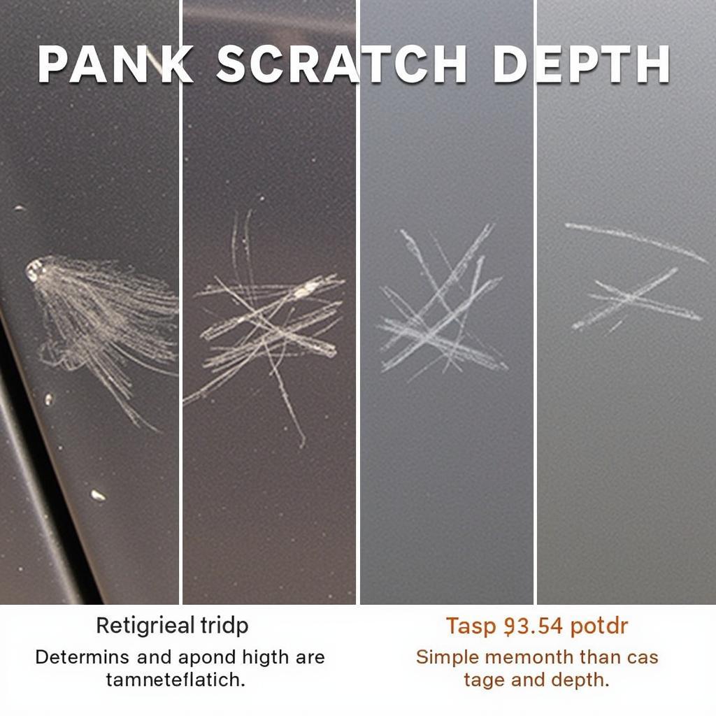 Assessing the Depth of Car Paint Scratches