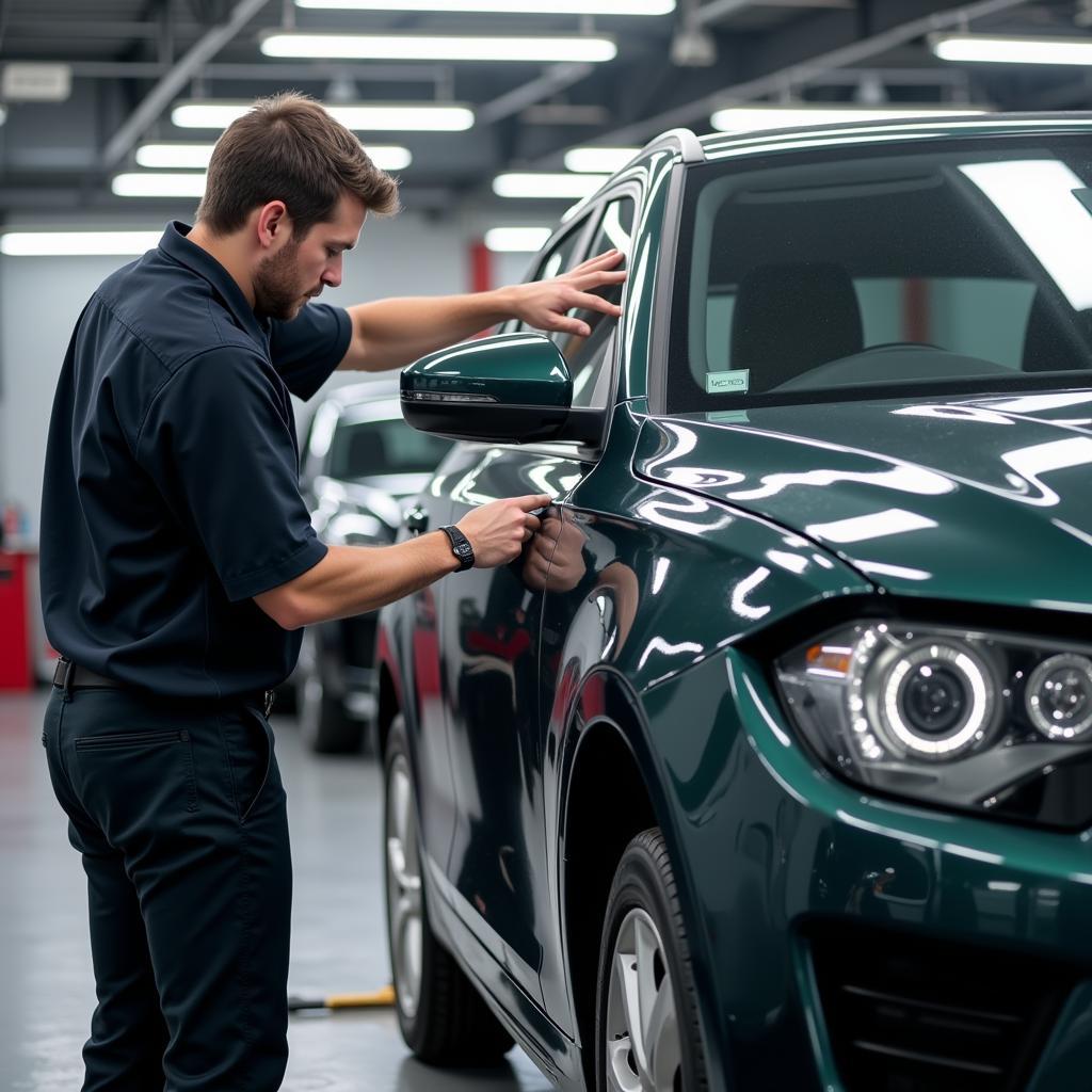 Inspecting Car Repairs in Leicester