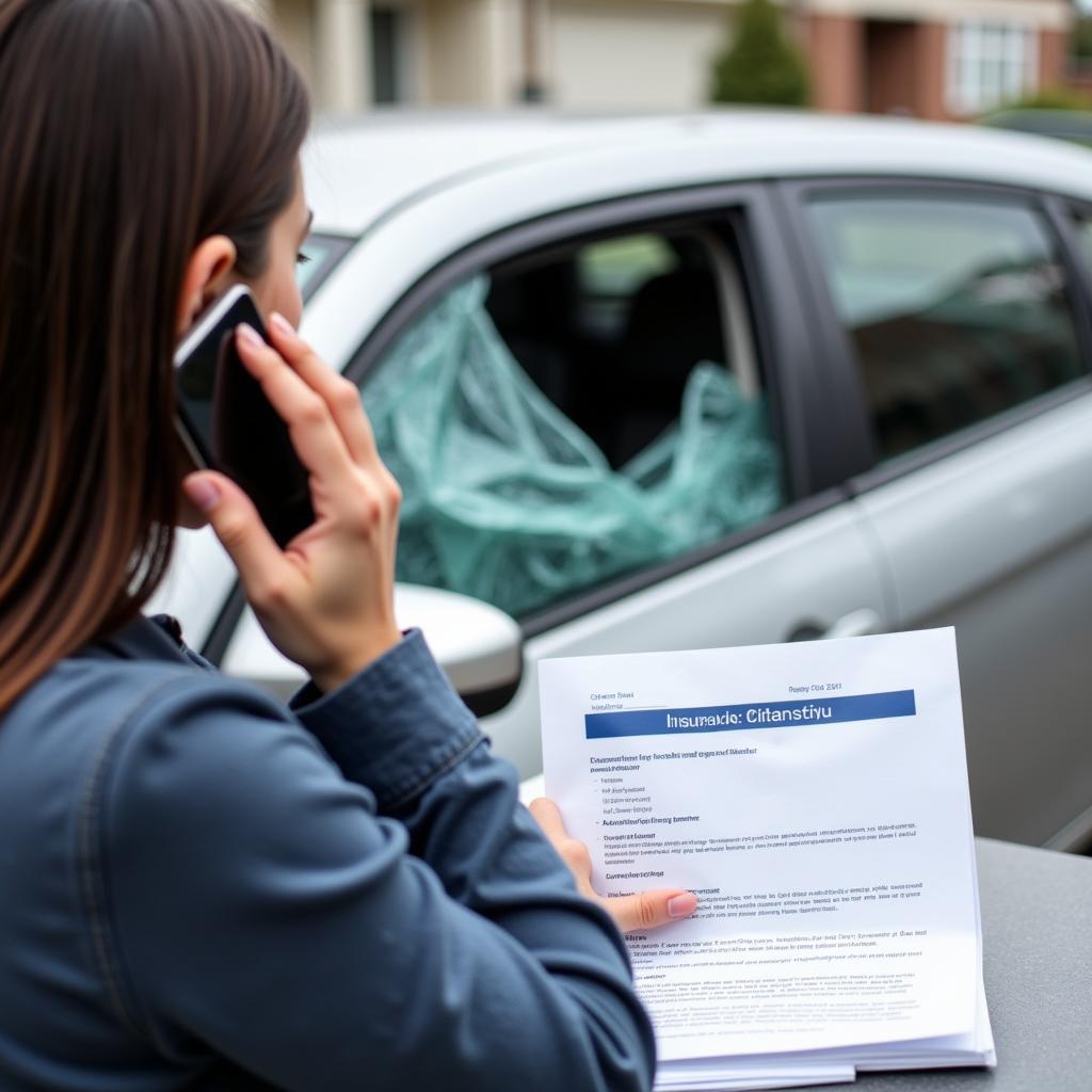 Filing an Insurance Claim for Car Window Repair in Colerain