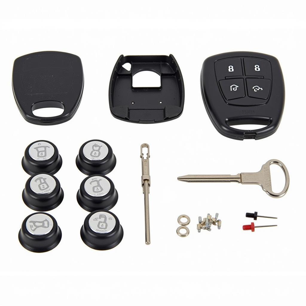 Key Cover Repair Kit Components