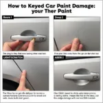 Assessing Keyed Car Paint Damage